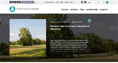 Desktop Screenshot of cityclub.org